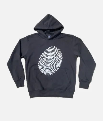 Adwysd Black Fingerprint Hoodie (2)