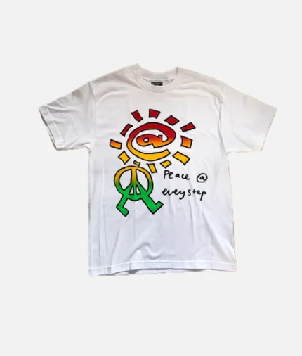 Adwysd Peace T Shirt White (2)